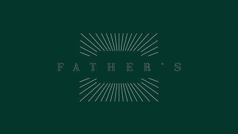 Elegant-black-and-white-Father's-Day-logo-on-green-background