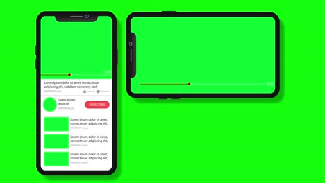 green screen smartphone video player