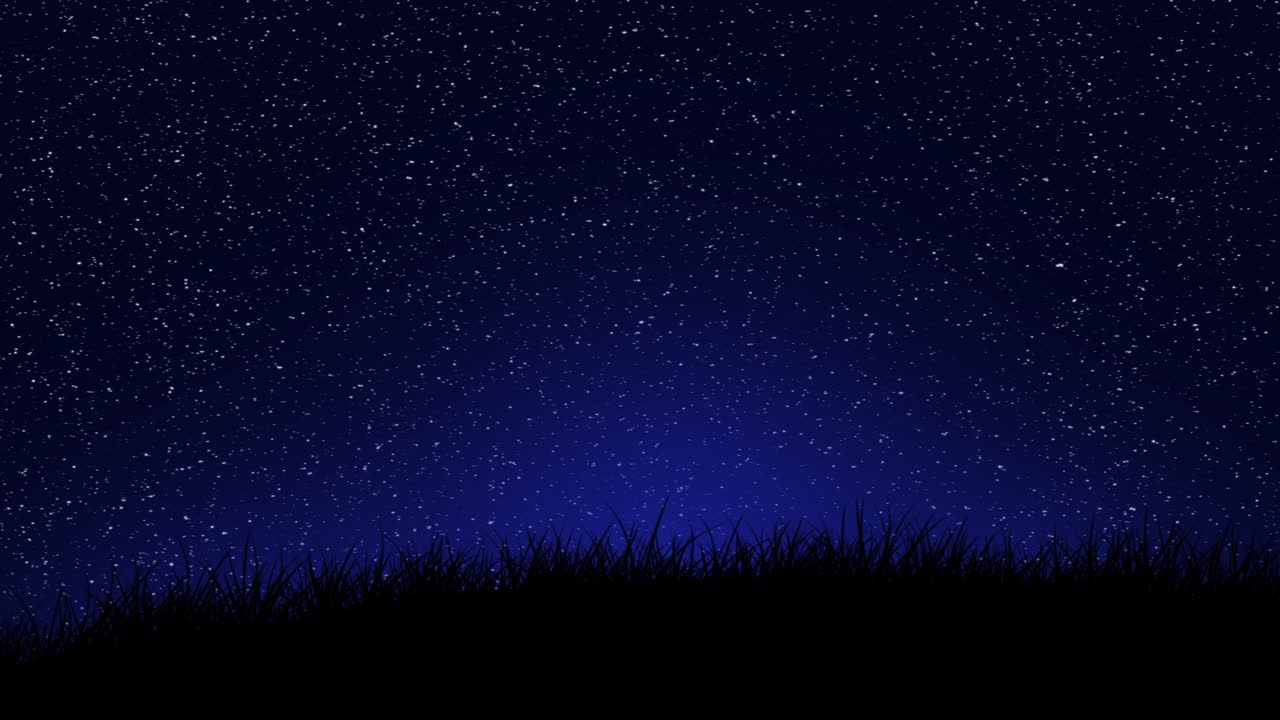 현실적인 3d 스타 필드를 따라 미끄러집니다.