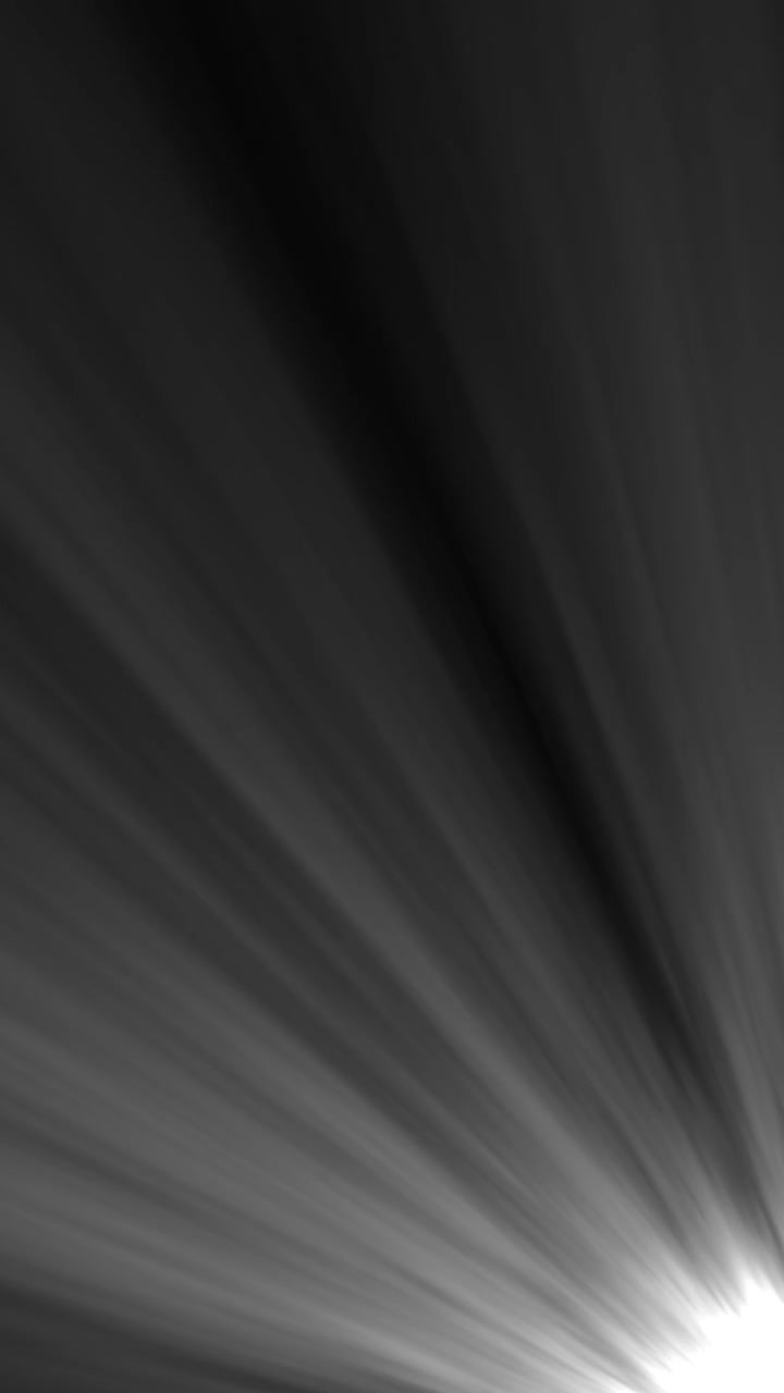 Dynamic Light Rays Emanating on a Dark Background