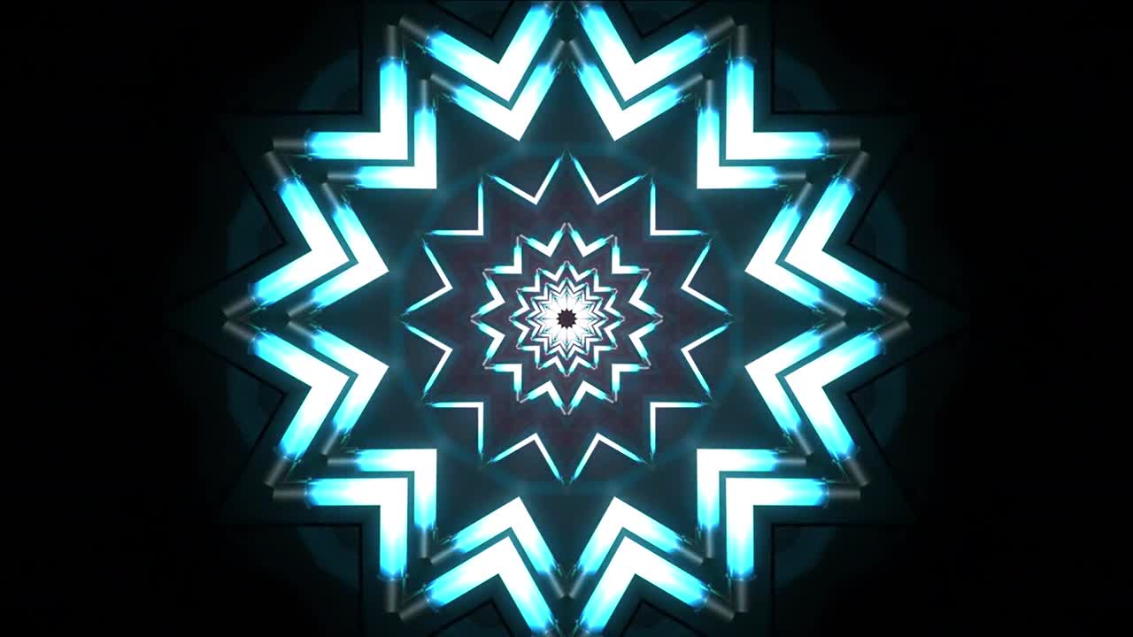 fondo digital abstracto con estrellas de neón. animación cg renderización 3d. bucle sin costuras