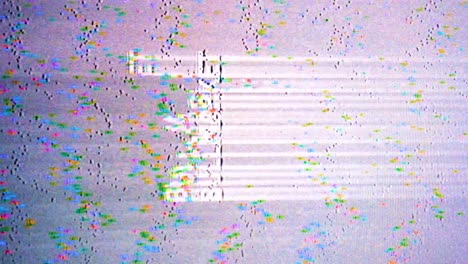 Bullmarket clean white on black background with static noise blue white glitch, vertical