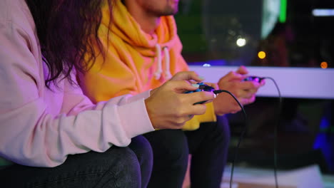 couple playing video games