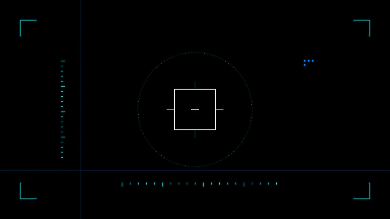 Digital Heads-Up Display Interface with Targeting Reticle
