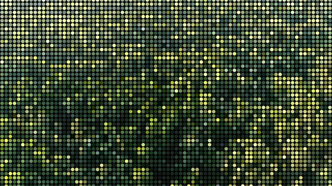 fondo abstracto de puntos verdes