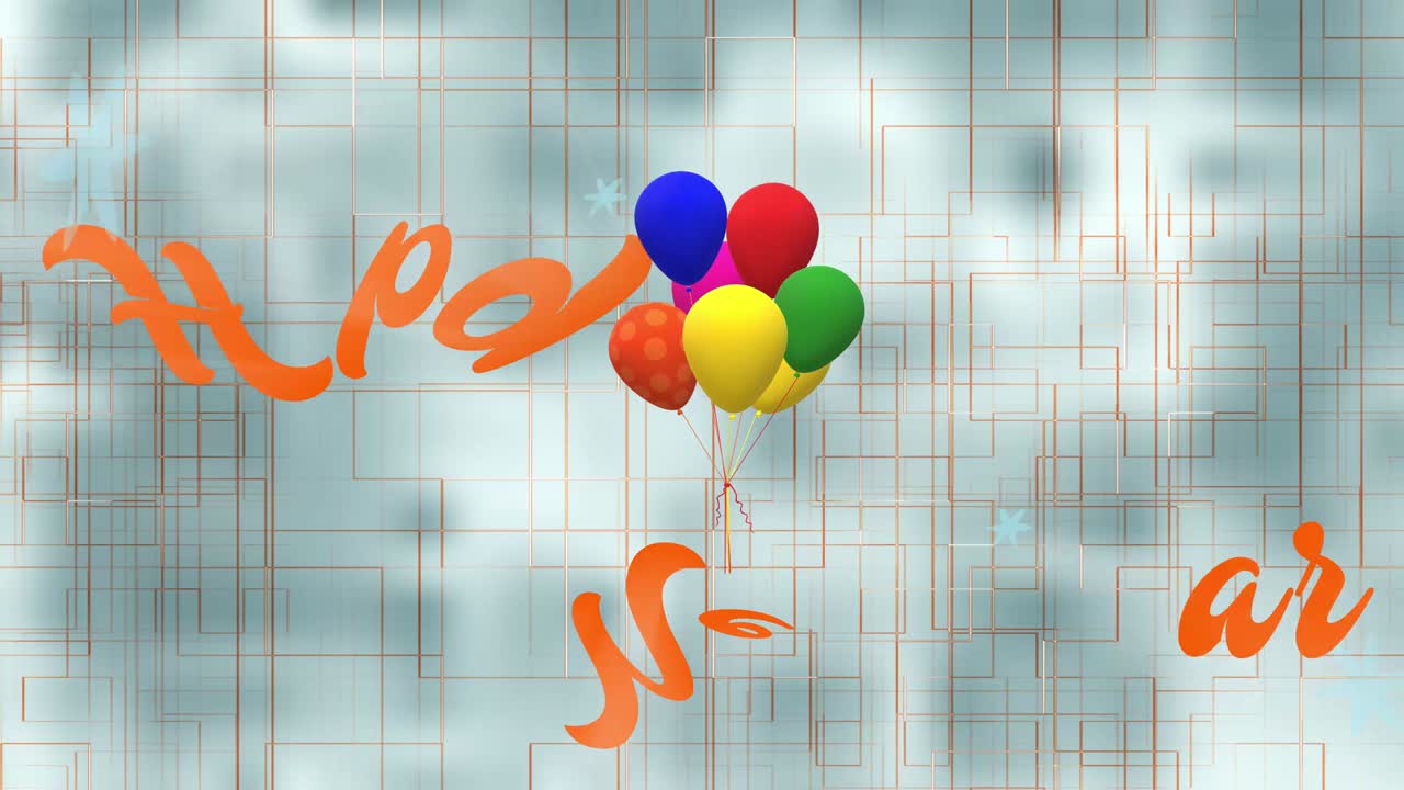 líneas doradas detrás del texto de celebración del año nuevo en fondo gris