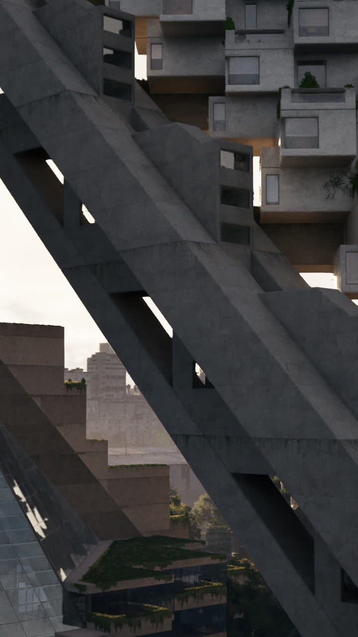Futuristic Concrete Architecture