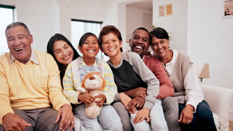 face of family, grandparents