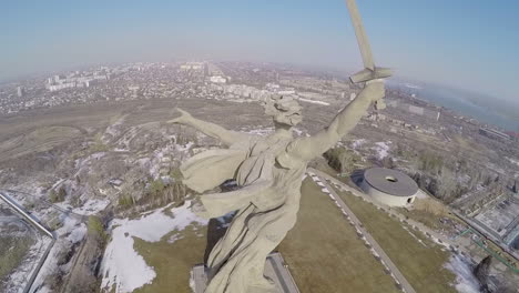 Mamaev-Kurgan-and-Motherland-Calls-statue