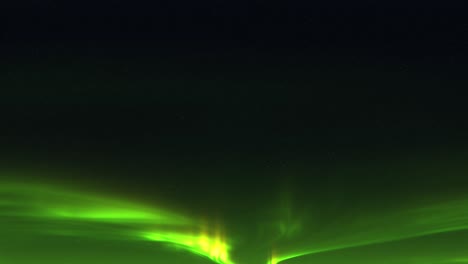 vivas luces del norte sobre la animación del cielo oscuro.