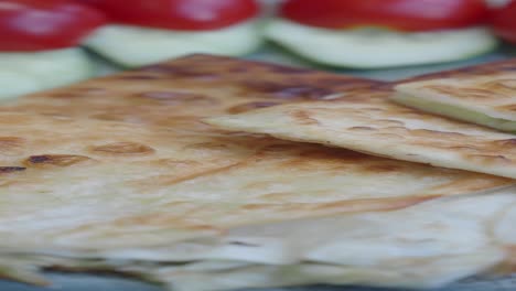 una deliciosa pita rellena