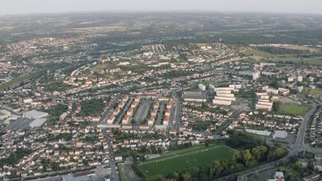 Drone-Aerial-shot-of-Montluçon-in-central-France