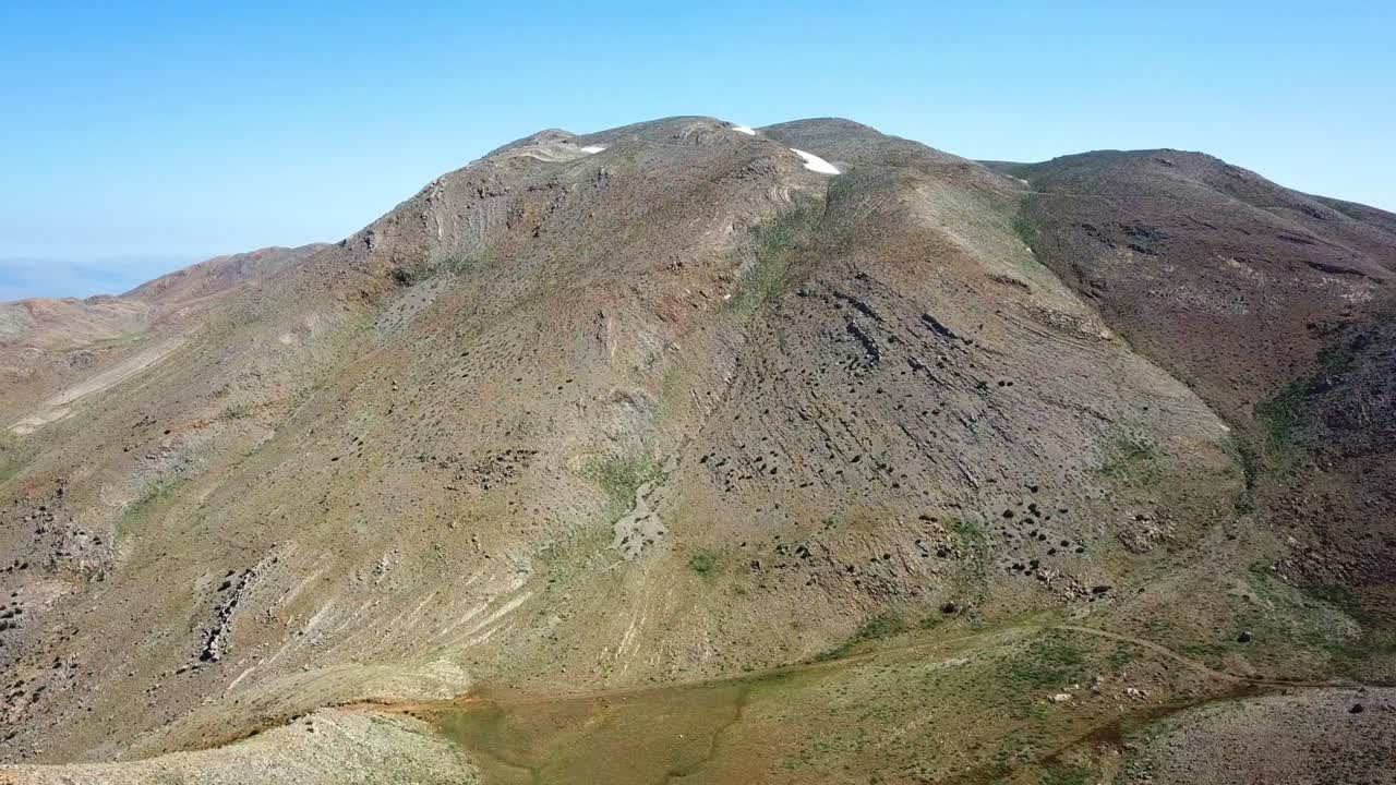 헤르몬 산의 공중 사진