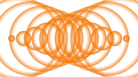 onda de sonido onda de fondo blanco forma animación gráficos de movimiento