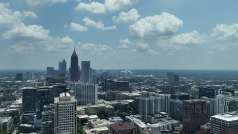 aerial view of atlanta georgia near mid town