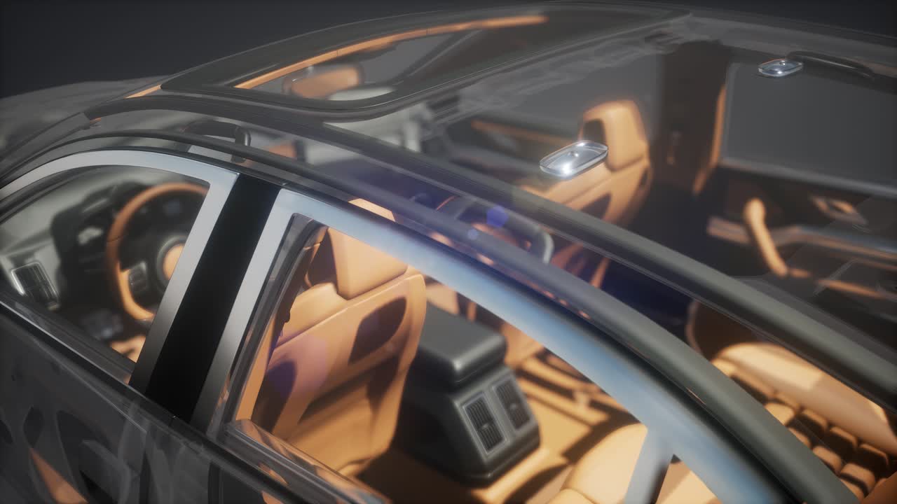 motores de automóviles detallados y otras piezas