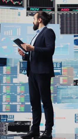 vertical video chief executive officer uses financial data and insight for business growth
