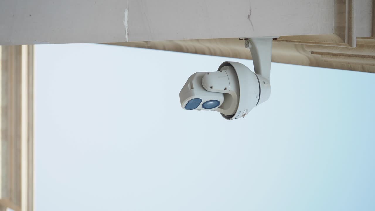 Security Camera on Building