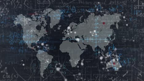 Animación-De-Cálculos-Matemáticos-Y-Procesamiento-De-Datos-Con-Mapa-Mundial