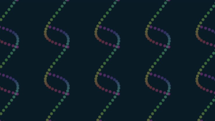 Onda sfumata vibrante, un motivo audace di linee colorate crea un effetto gradiente