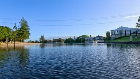 scenic boat ride through gold coast canals