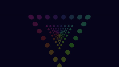 Colorful-Neon-Triangles-And-Dots-On-Dark-Background