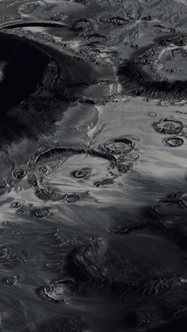 moon surface with many craters