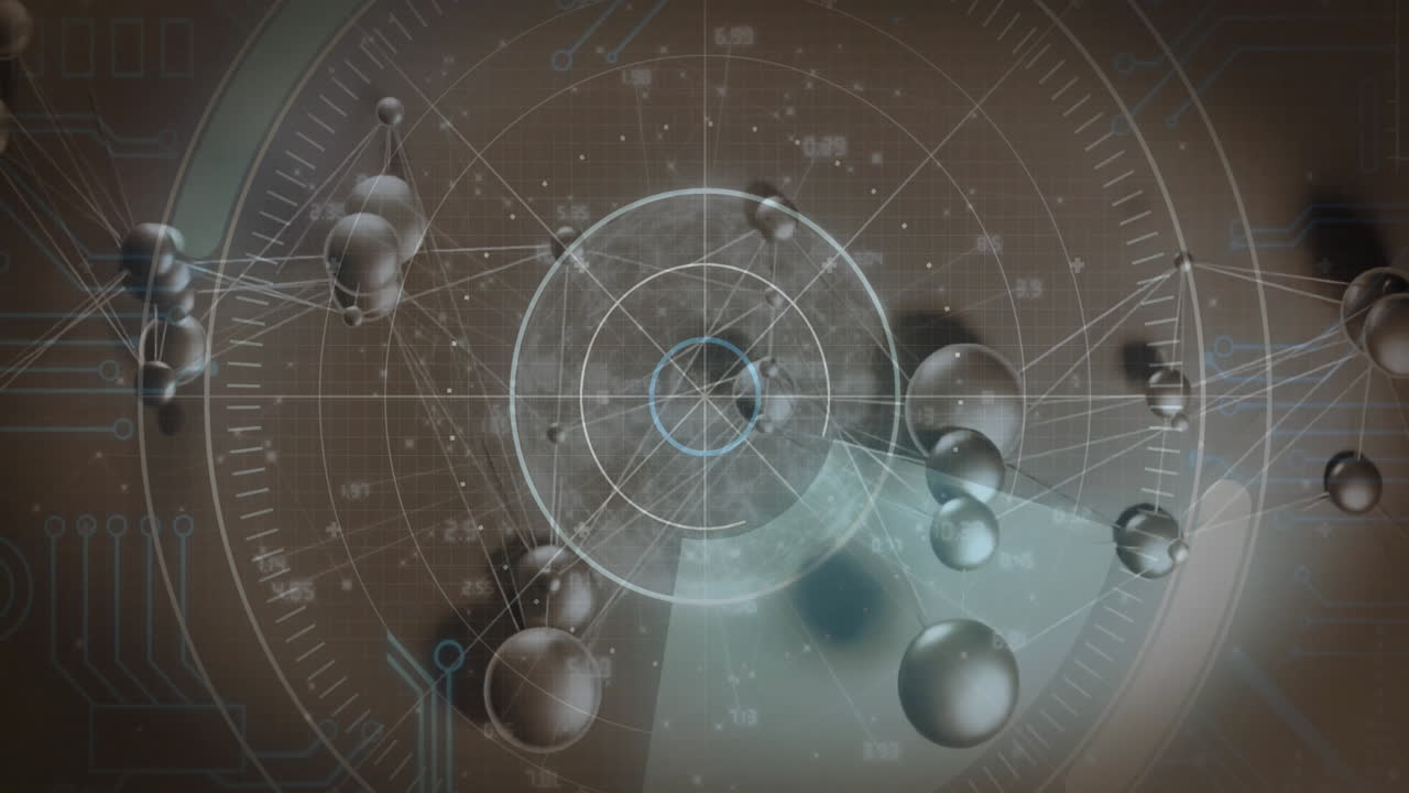 데이터 처리 및 범위 스캐닝을 통해 움직이는 모양의 애니메이션