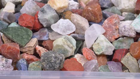 variety of colorful rocks and minerals