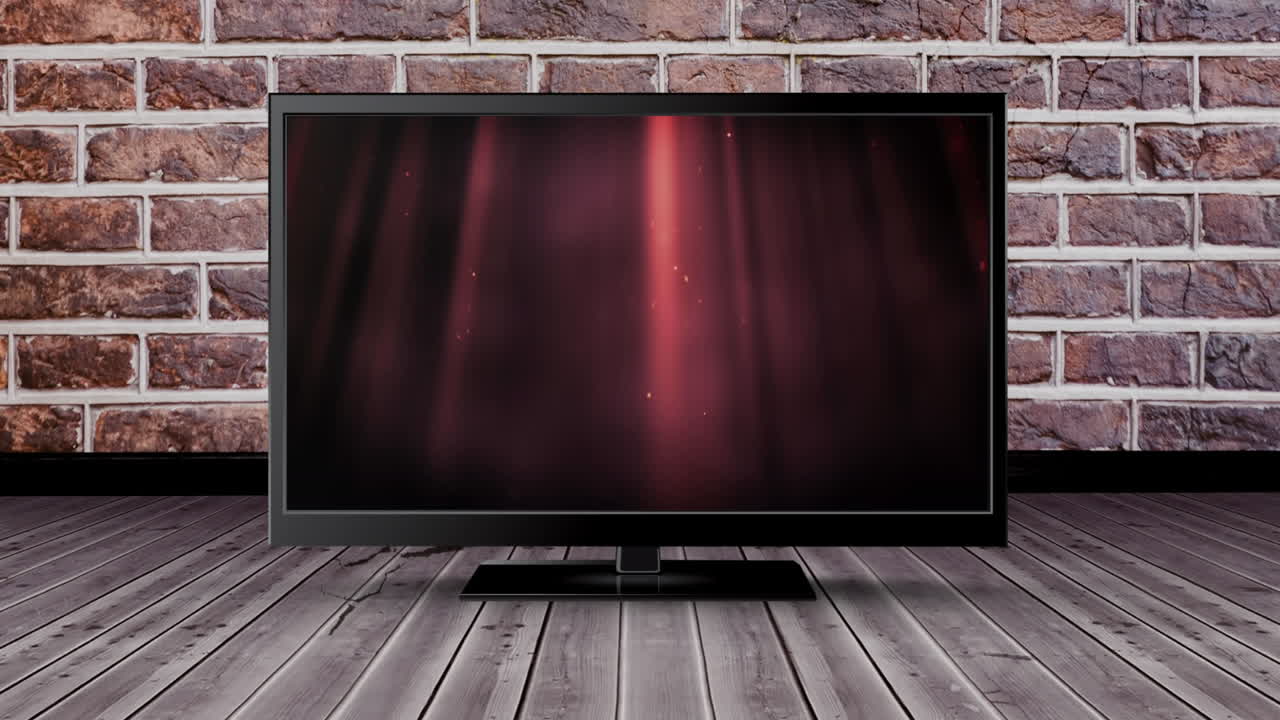 반 ⁇ 이는 불빛 을 가진 텔레비전