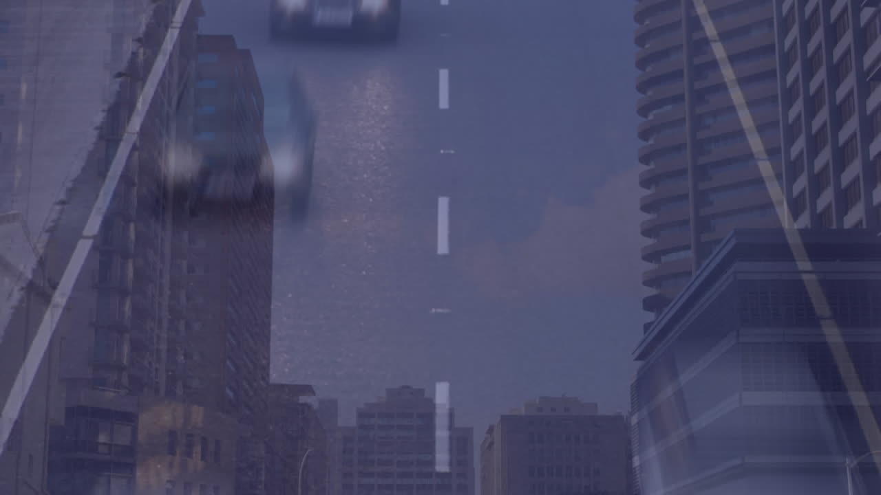 도시 도로 에서  ⁇ 비는 교통