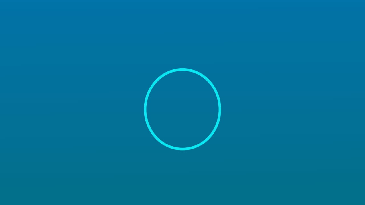 filas móviles de manchas y círculos azules