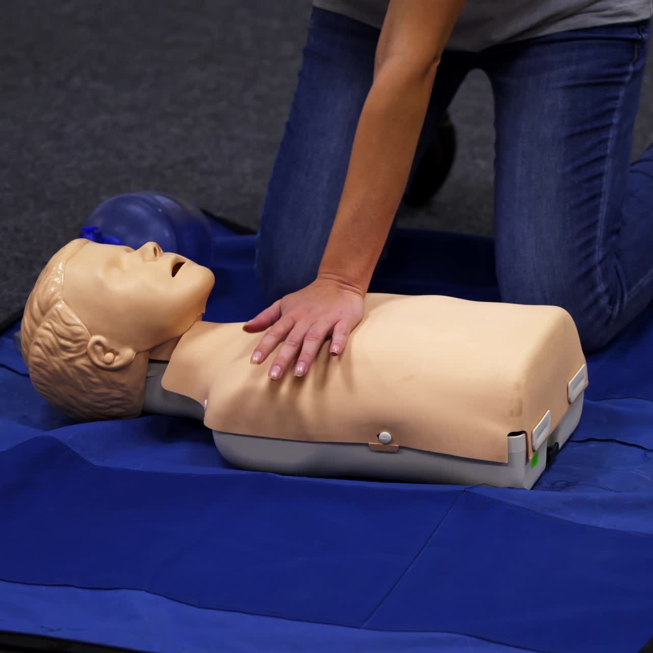 Infant CPR manikin first aid