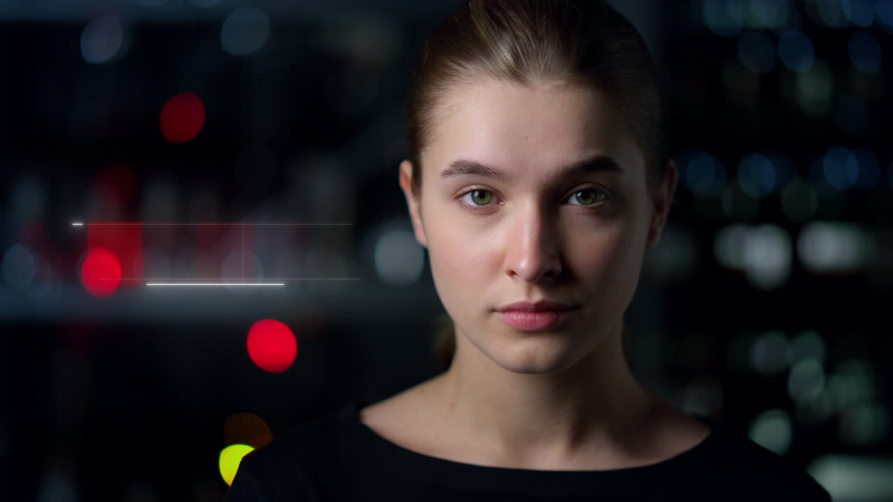 proceso de escaneo facial que niega el acceso a un usuario no autorizado falla en la conexión a la red