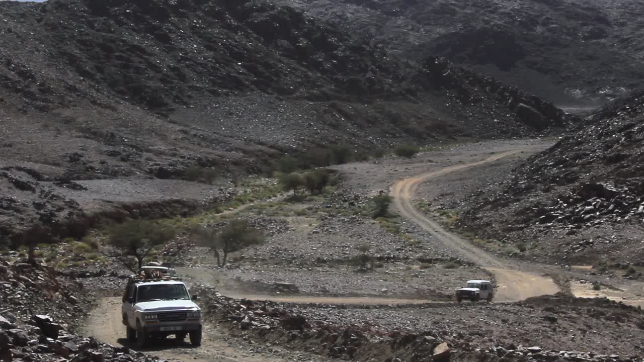 알제리의 타실리 사하라