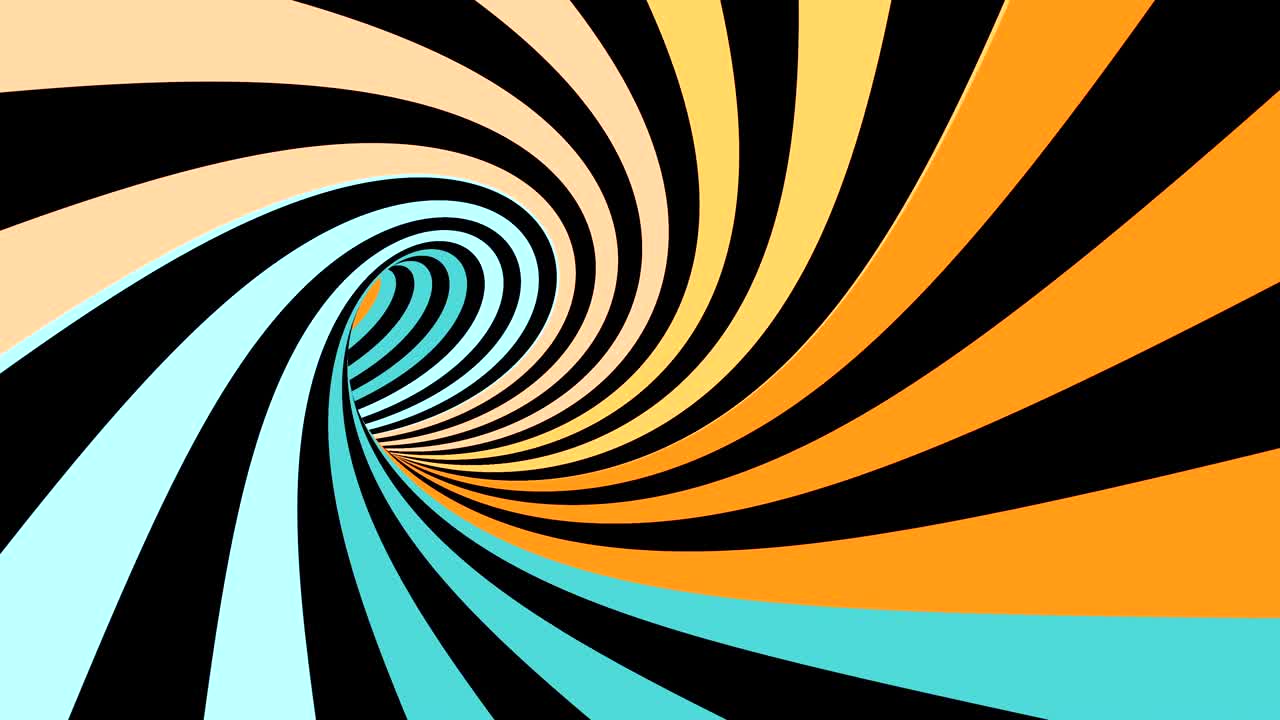 ilusión espiral hipnótica bucle sin costuras