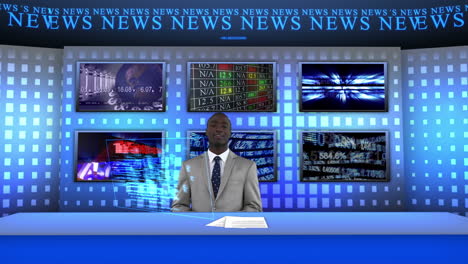 news showing stock market