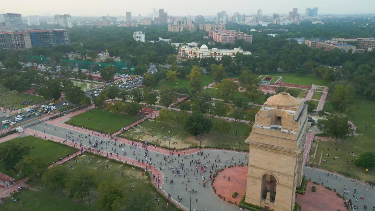 Waterfall Rajdari Devdari and Latif Shah Dam Aerial View