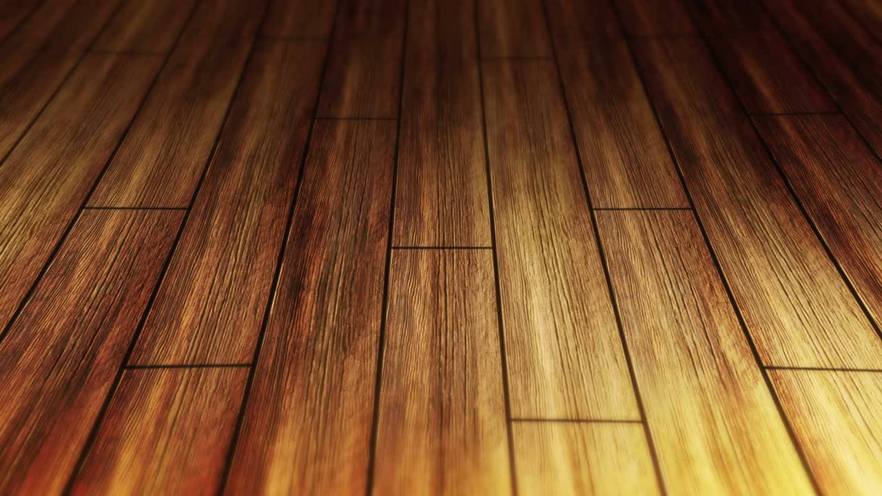 caminar en el suelo de madera con espacio de copia. correr y caminar dar pasos. cerrar el pie del corredor. concepto de desafío de negocio. animación de bucle.