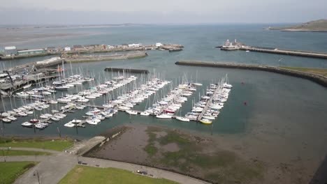 Picturesque-Howth-harbour-shutdown-Dublin-Ireland