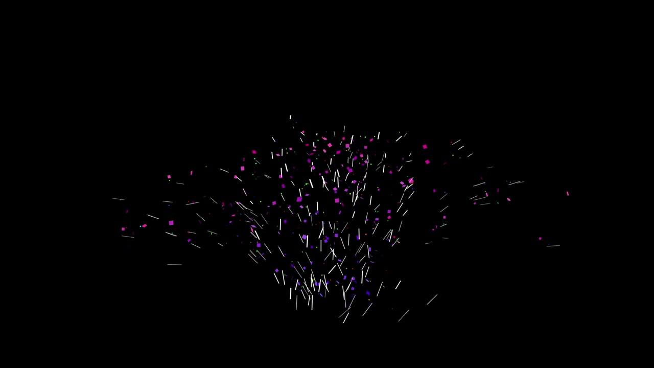 Explosion of confetti. Multicolored confetti. Confetti, streamer, tinsel on chroma key. Holiday, birthday.