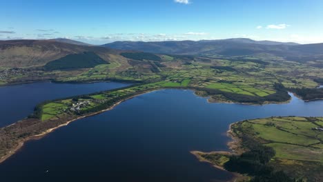 blessington lakes, wicklow, ireland, march 2022