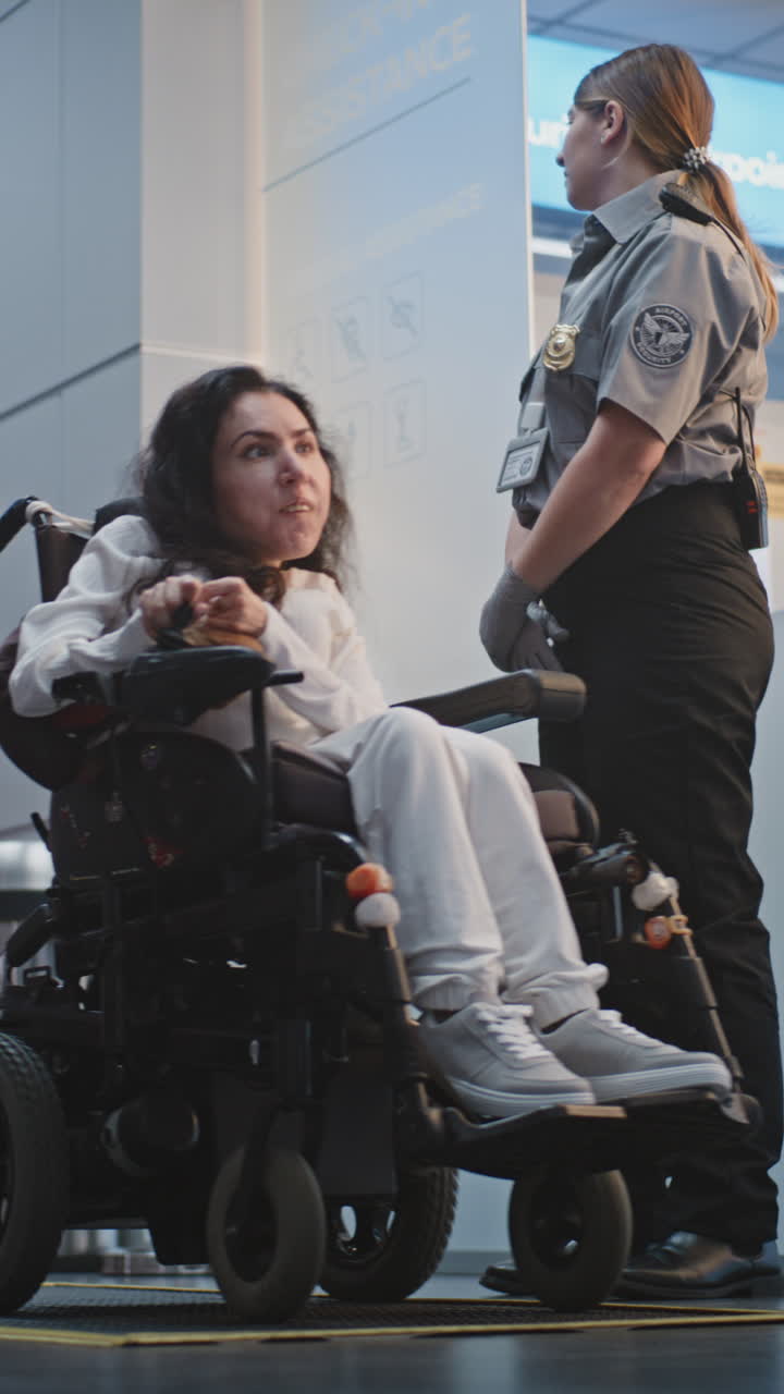 Airport Security and Disabled Passenger Interaction