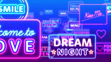 funky neon signs [loop]