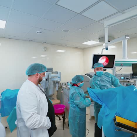 teamwork medical doctors in room