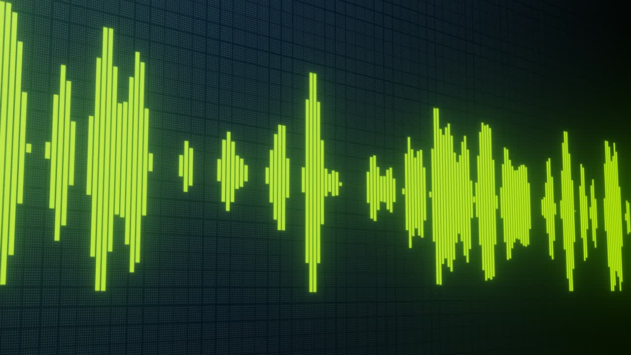 las imágenes de video del ecualizador.