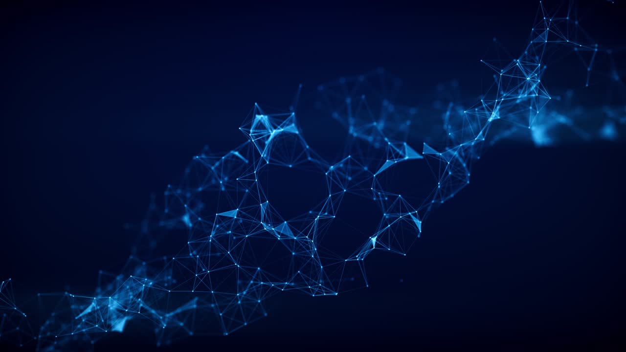 Abstract shape of dna molecule animation background