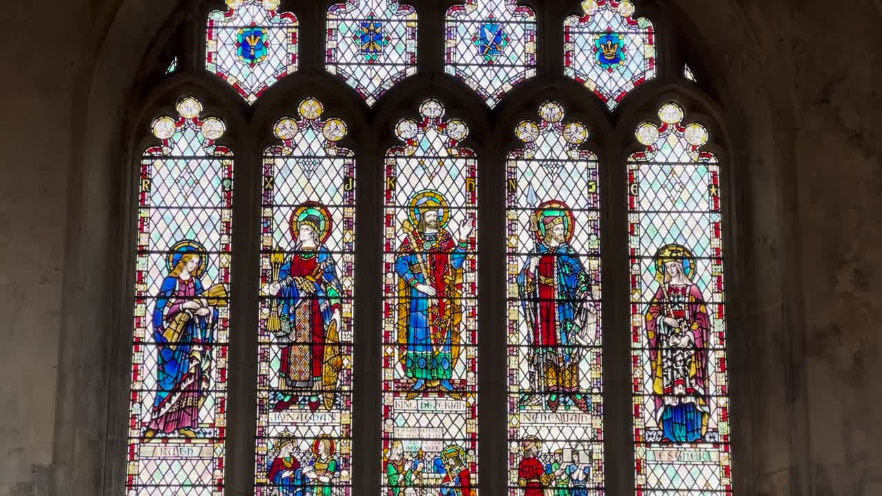 Bath Abbey Stained Glass Windows Art