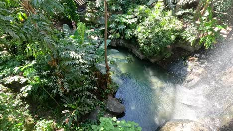 waterfall cascades in vibrant chonburi forest