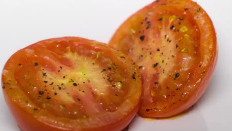 tomates asados en el horno capturados usando lapso de tiempo